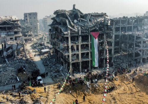 Saudi framework centers on removal of Hamas from power while rejecting any forced relocation