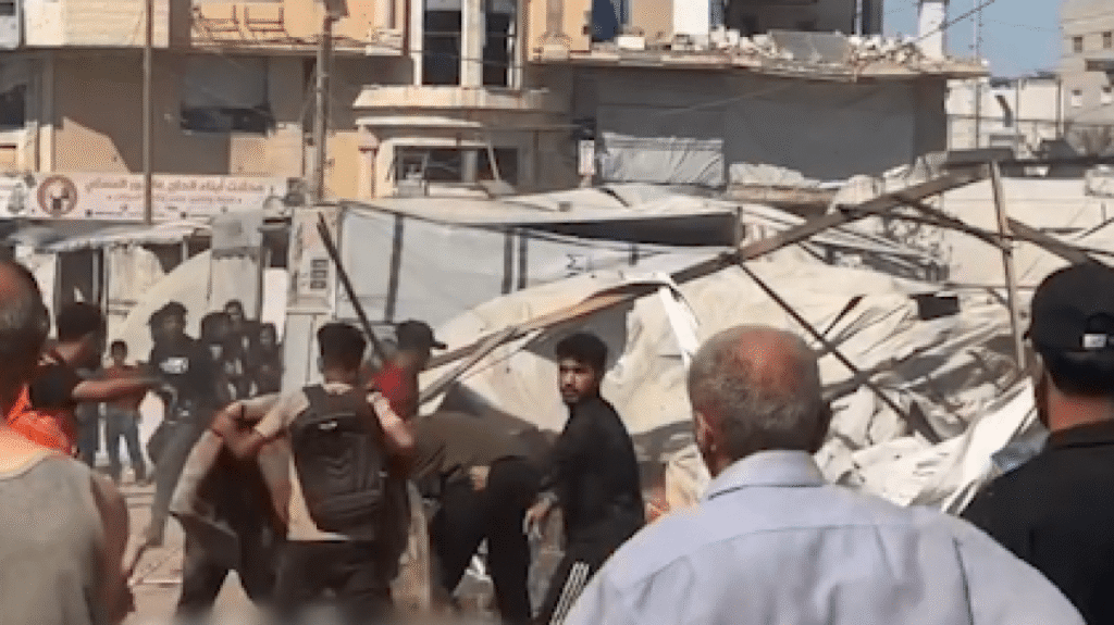 Two killed, dozens injured in Israeli strike on displacement tents in Gaza