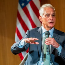 Rahm Emanuel opposes military aid, not weapons sales to Israel